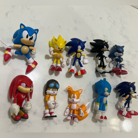 Colorful Hedgehog Character Figurine Set - Picture 1 of 16